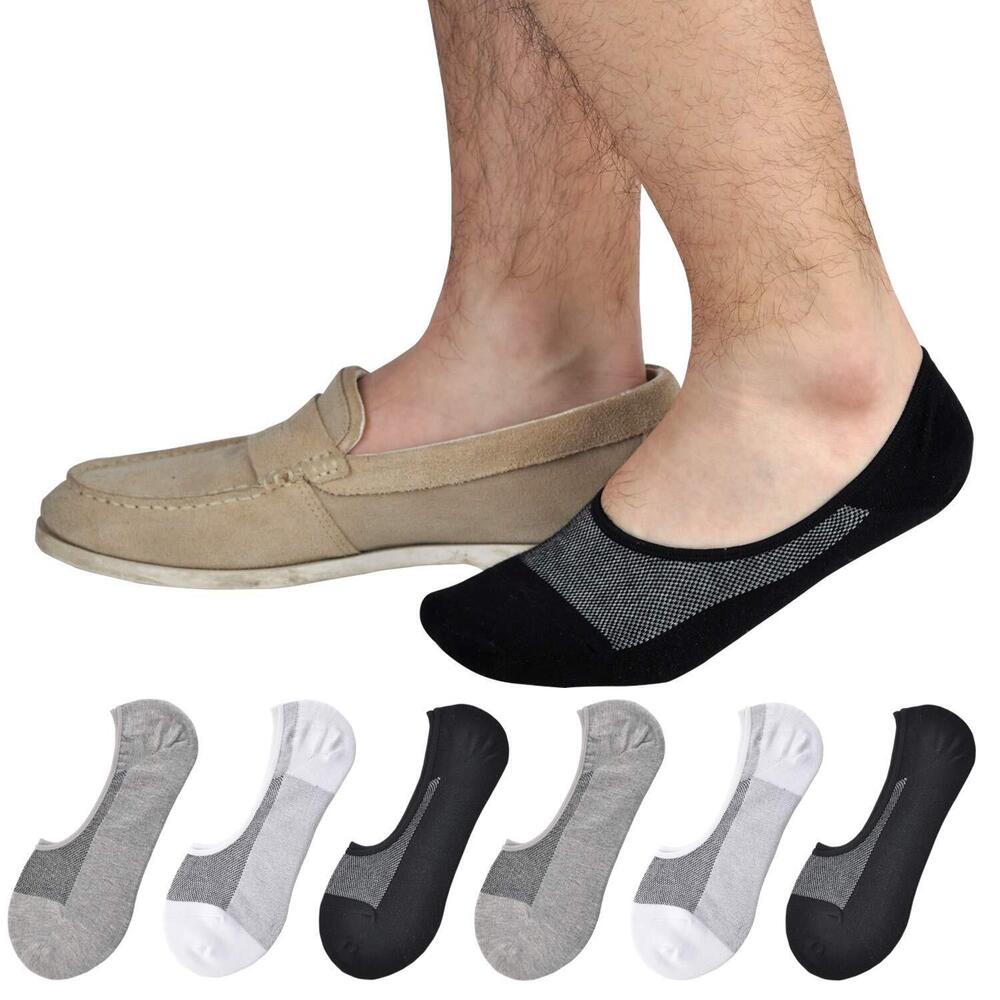 6 Pairs Mens Women Genuine No Show Socks Boys Sneaker Shoes Mesh Knit